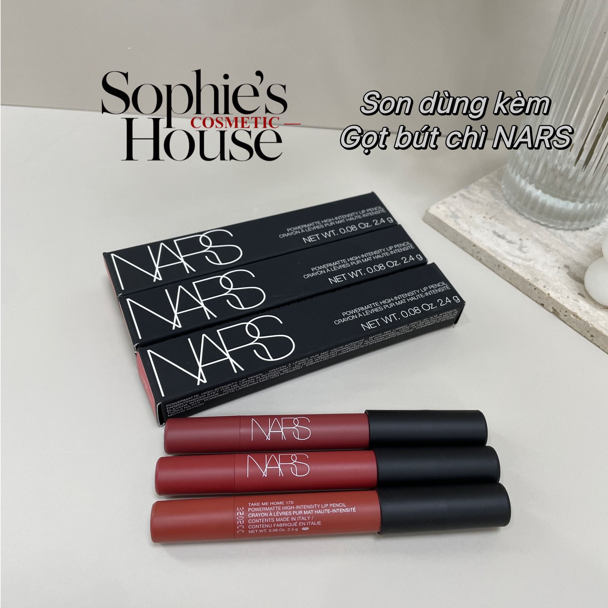 Son bút chì NARS Powermatte Lip Pencil