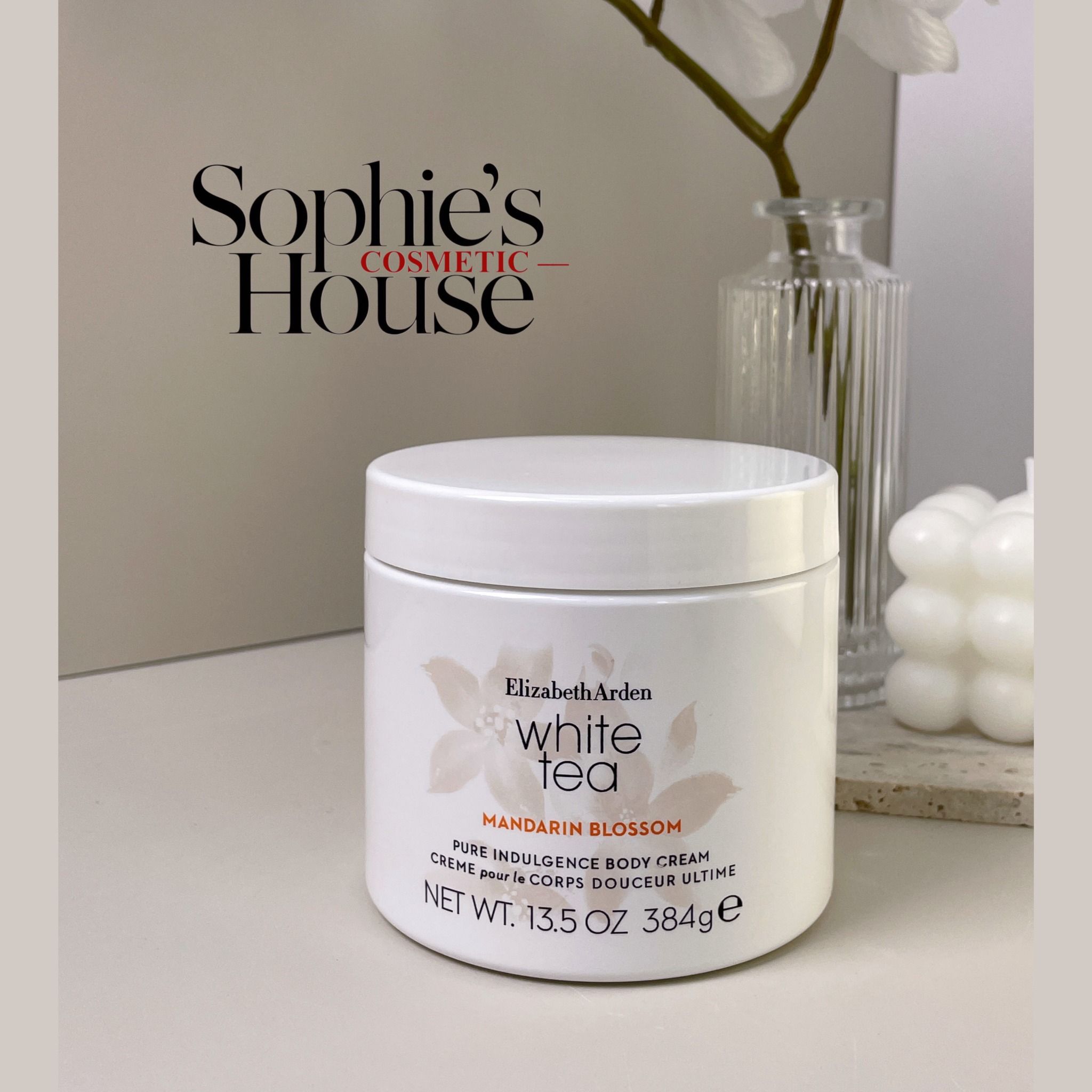 400ml / Kem dưỡng thể hương nước hoa Elizabeth Arden White Tea Pure Indulgence Body Cream
