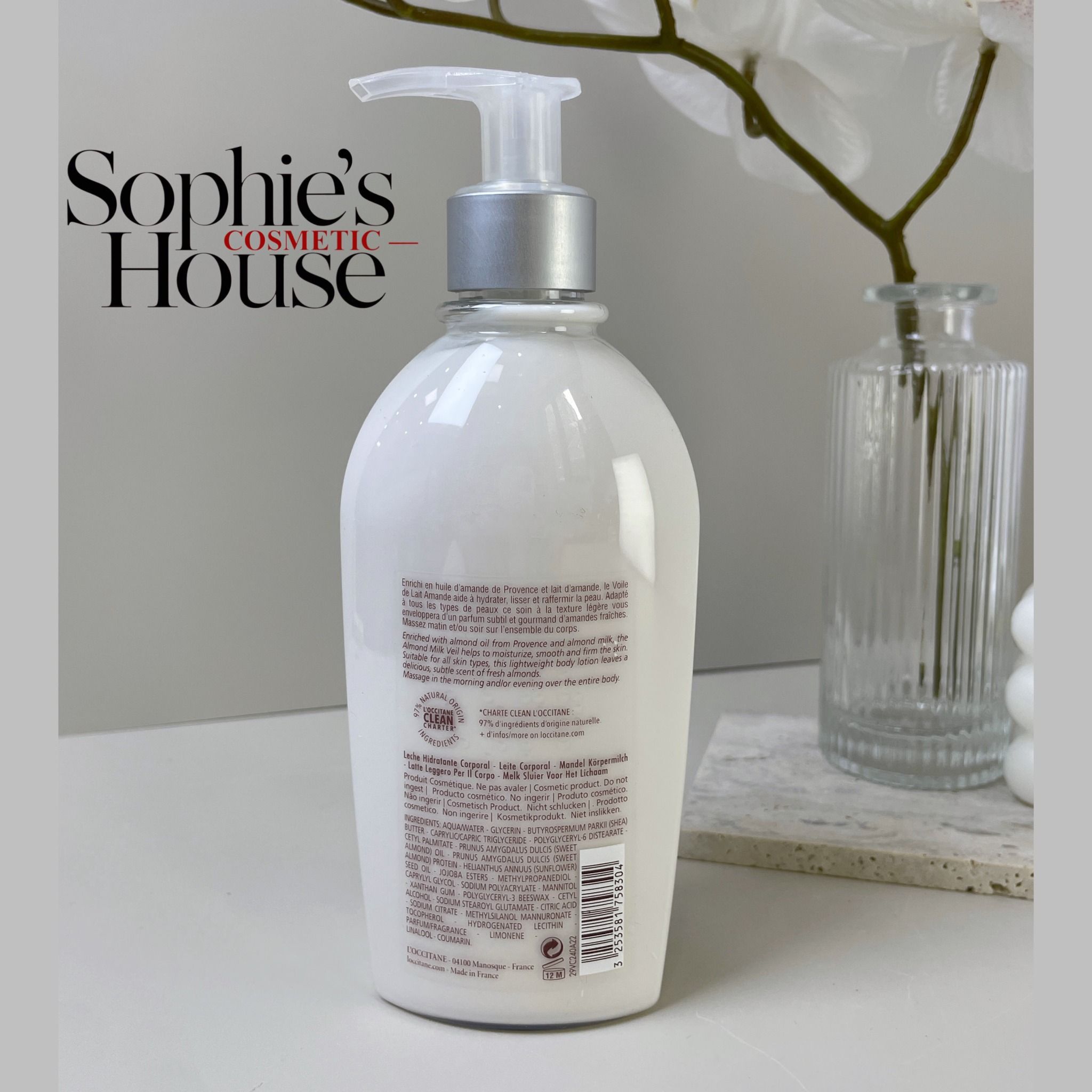 Sữa dưỡng thể hạnh nhân L'Occitane Almond Milk Veil 240ml