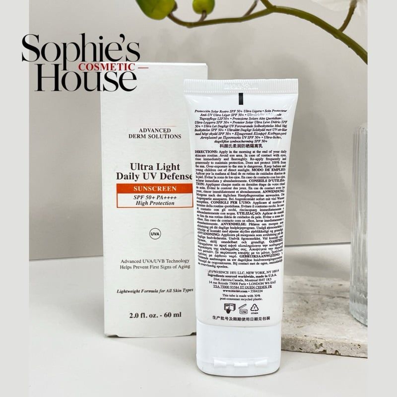 Kem chống nắng KIEHL'S Ultra Light Daily Denfense