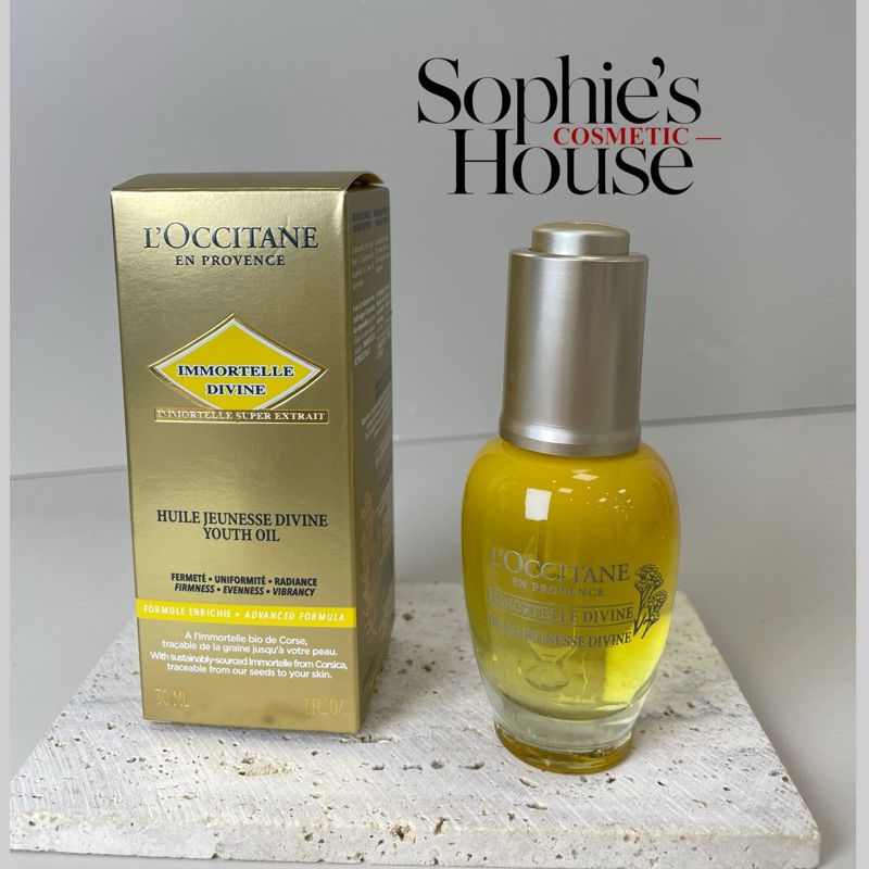 30ml / Dầu dưỡng trẻ hoá da Loccitane Immortelle Divine Youth Oil