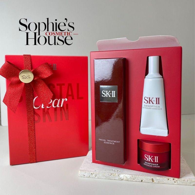 Set nước thần 75ml + mini / Set dưỡng da SKII Crystal Clear Skin