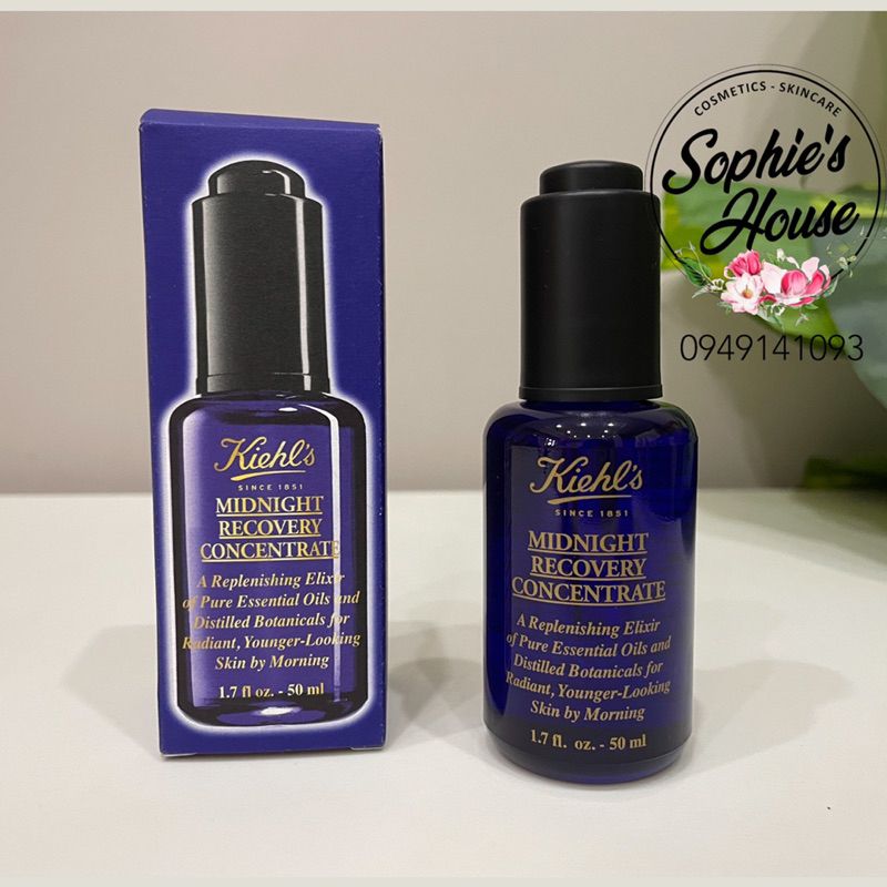Serum phục hồi ban đêm Kiehl’s Midnight Recovery Concentrate 50ml