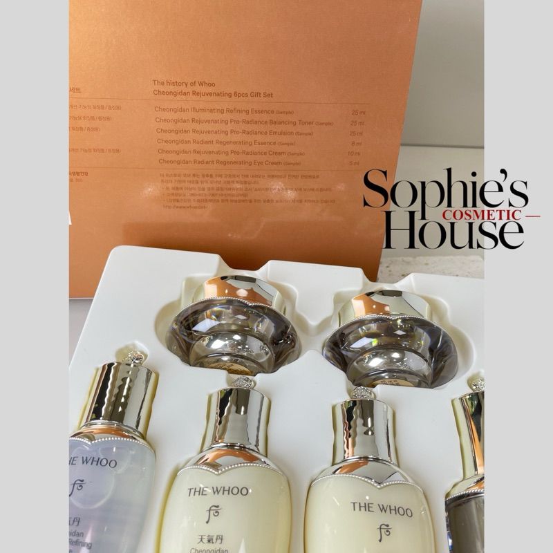 Bộ dưỡng da mini 6 món THE WHOO Cheongidan Rejuvenating Gift Set