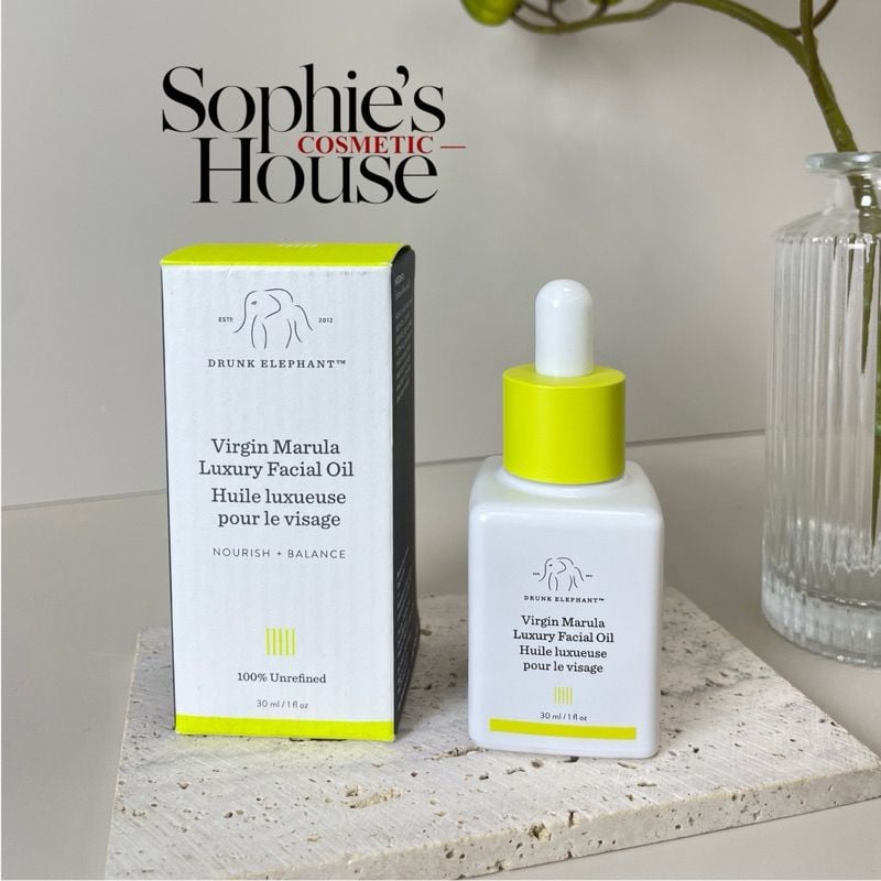 Dầu dưỡng sáng da Drunk Elephant Virgin Marula Luxury Facial Oil 30ml