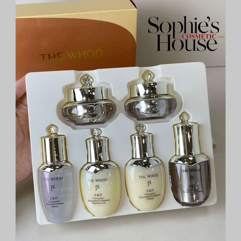 Bộ dưỡng da mini 6 món THE WHOO Cheongidan Rejuvenating Gift Set
