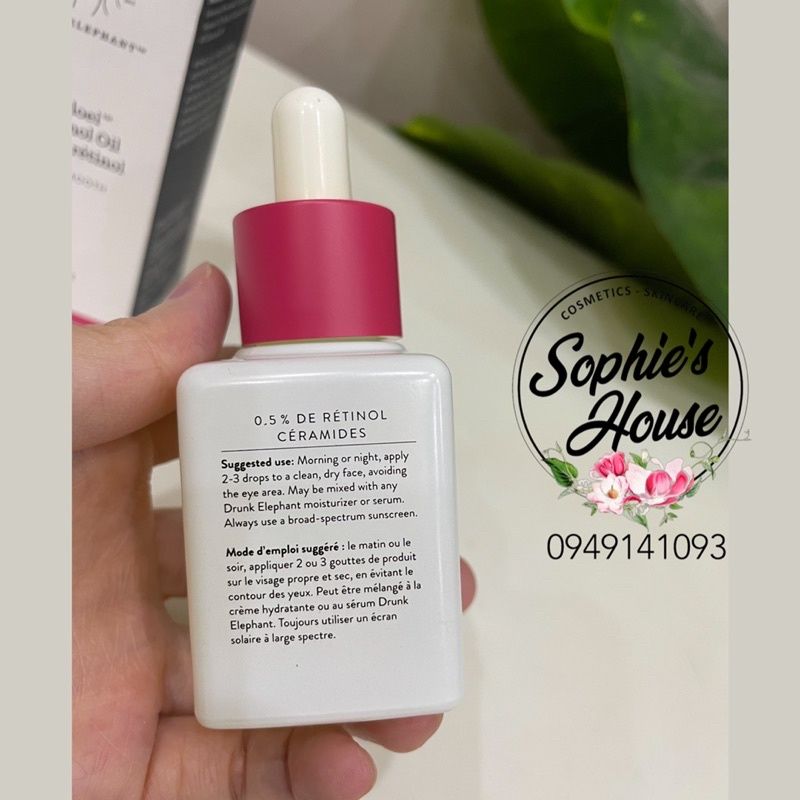 Dầu dưỡng da Drunk Elephant A-Gloei Maretinol Oil