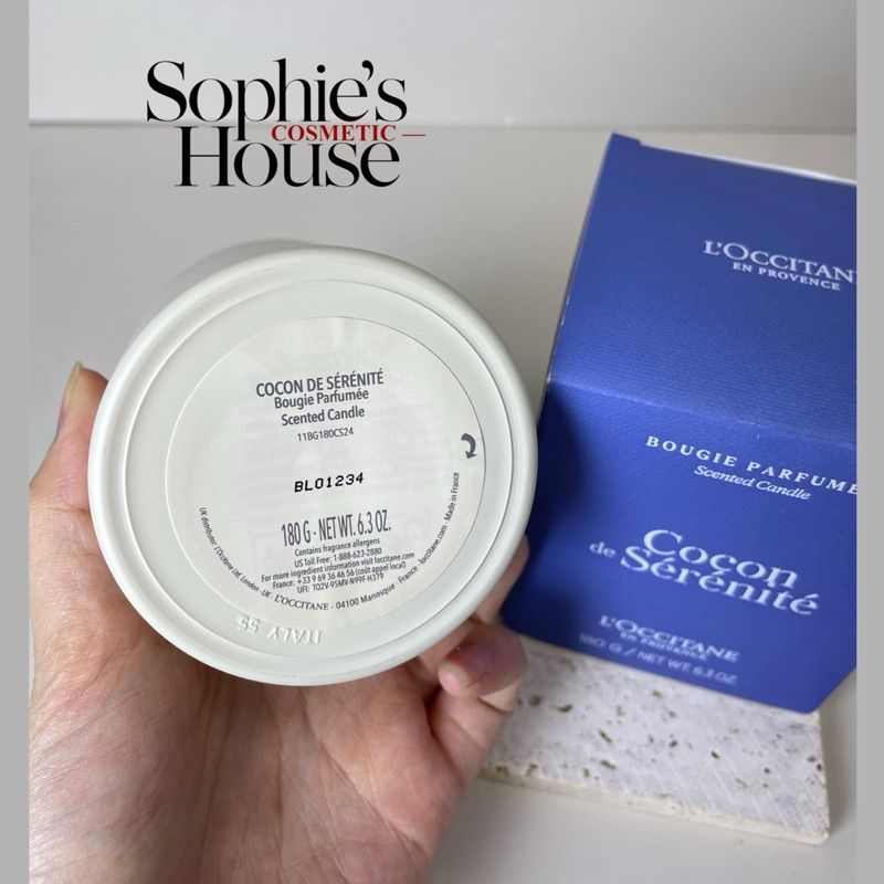 Fullsize 180g / Nến thơm Loccitane Cocon de Serenite