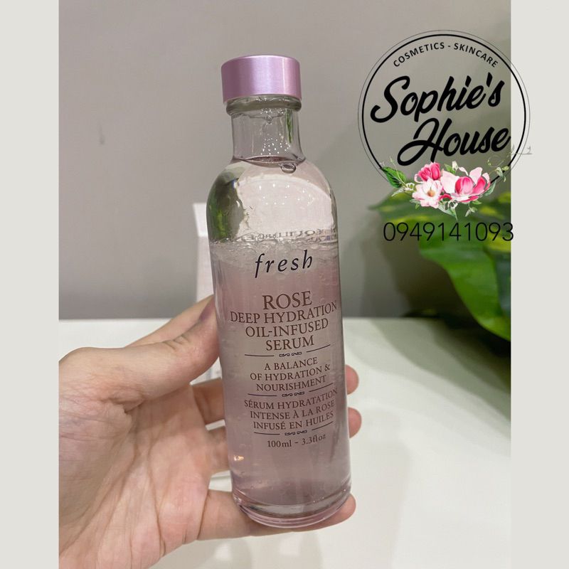 Tinh chất cấp ẩm sâu Fresh Rose Deep Hydration Oil Infused Serum