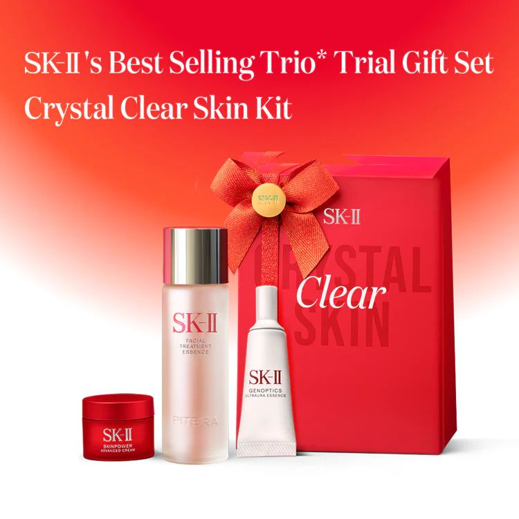 Set nước thần 75ml + mini / Set dưỡng da SKII Crystal Clear Skin