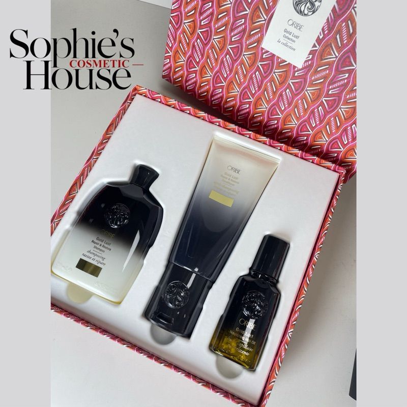 Set gội xả - dưỡng tóc phục hồi Oribe Gold Lust Repair & Restore