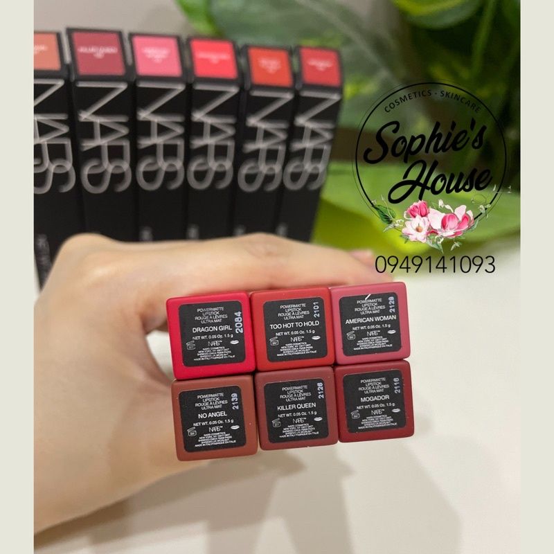 Son lì NARS Powermatte Lipstick các màu