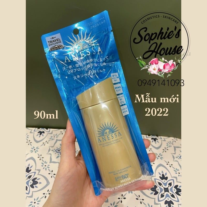 90ml / Sữa chống nắng Anessa Perfect UV Sunscreen Milk