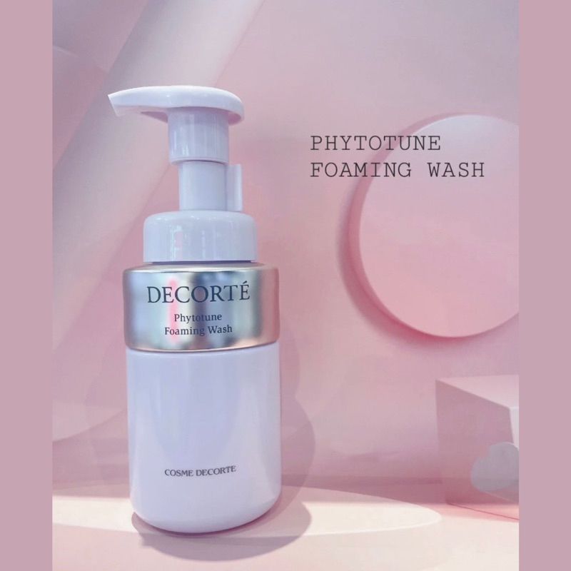 Sữa rửa mặt dạng bọt nhẹ dịu DECORTE Phytotune Foaming Wash 200ml