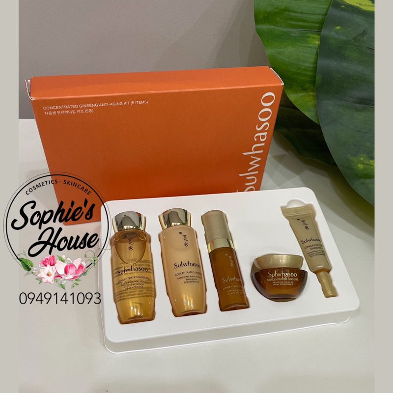 Set dưỡng da mini Sulwhasoo Concentrated Ginseng Anti-Aging