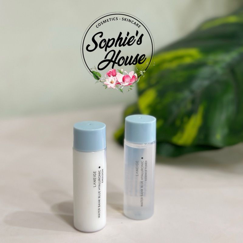 Set 2 sản phẩm nước toner / sữa dưỡng Laneige water bank