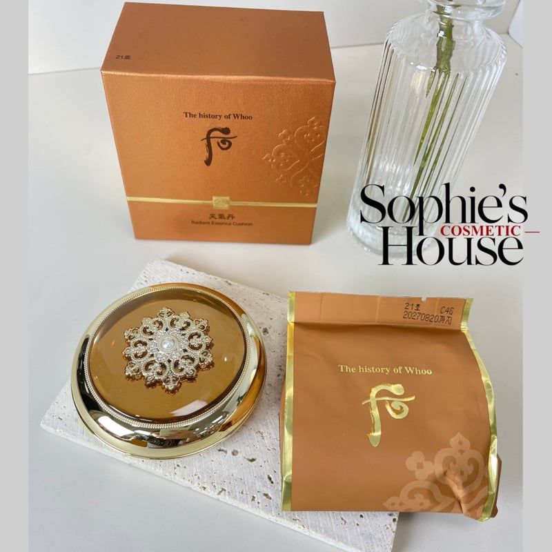 Phấn nước The Whoo Cheongidan Radiant Essence Cushion / Cushion Whoo tái sinh