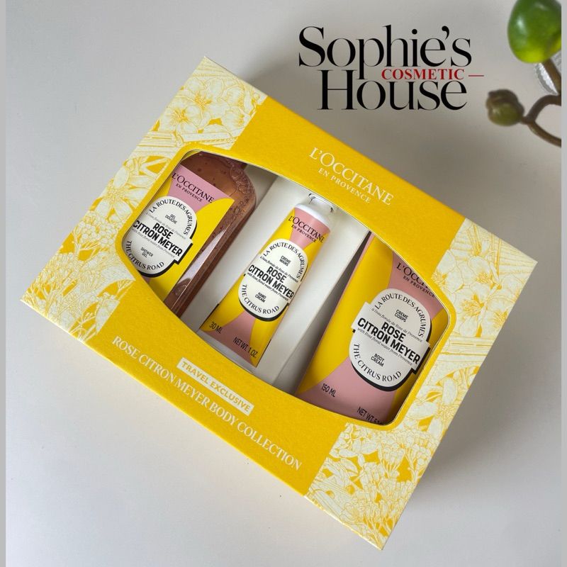 Có tách set / Set dưỡng da Loccitane Rose Citron Meyer