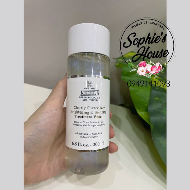 Nước thần sáng da Kiehl’s Clearly Corrective Brightening & Soothing Treatment Water 200ml