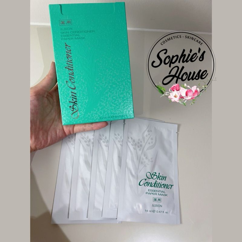 1 miếng / Mặt nạ dưỡng da Albion Skin Conditioner Essential Paper Mask
