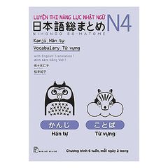  Luyện Thi Năng Lực Nhật Ngữ N4. Hán Tự, Từ Vựng 