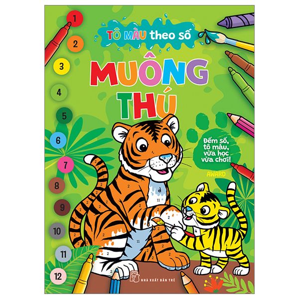  Tô Màu Theo Số - Muông Thú 