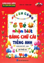 Flash Card - Bé Nhận Biết Bảng Chữ Cái Tiếng Anh (Song Ngữ Việt - Anh)