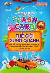  Combo Flash Card Thế Giới Xung Quanh - Bộ 7 Chủ Đề (Song Ngữ Việt - Anh) 