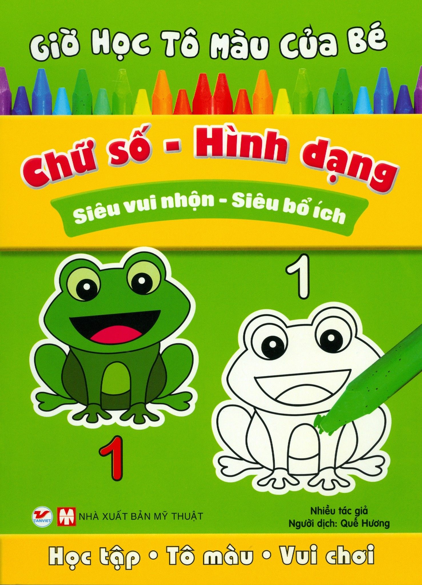  Giờ Học Tô Màu Của Bé - Chữ Số - Hình Dạng 