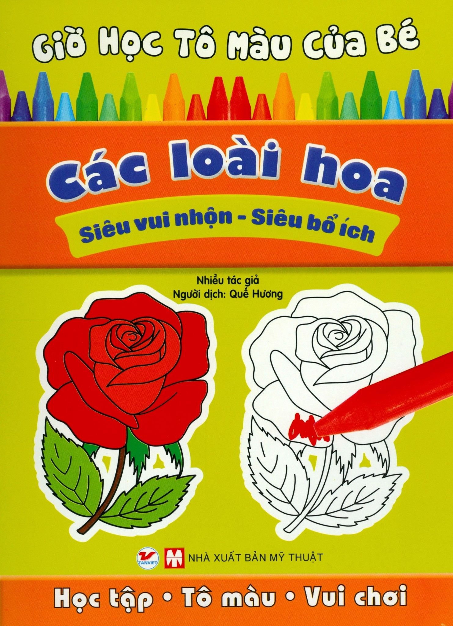  Giờ Học Tô Màu Của Bé - Các Loài Hoa 