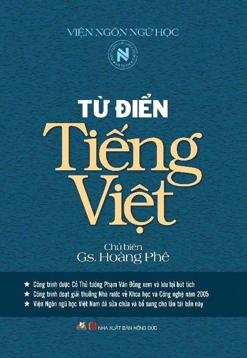  Từ Điển Tiếng Việt - Chủ Biên GS. Hoàng Phê (Tái Bản) 