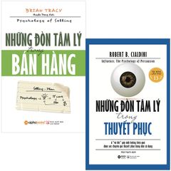 Combo Sách Những Đòn Tâm Lý Trong Bán Hàng + Những Đòn Tâm Lý Trong Thuyết Phục (Bộ 2 Cuốn)