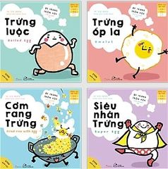 Bộ 4 Cuốn Ehon Bé Trứng Tròn Xoe