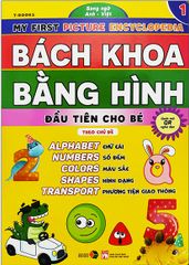 Bách Khoa Bằng Hình Đầu Tiên Cho Bé 1 - Chủ Đề Chữ Cái, Số Đếm, Màu Sắc, Hình Dạng, Phương Tiện Giao Thông