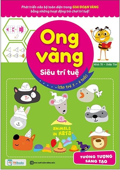  Ong Vàng Siêu Trí Tuệ (Cho Trẻ Từ 3 - 6 Tuổi) - Quan Sát, Tập Trung, Ghi Nhớ 