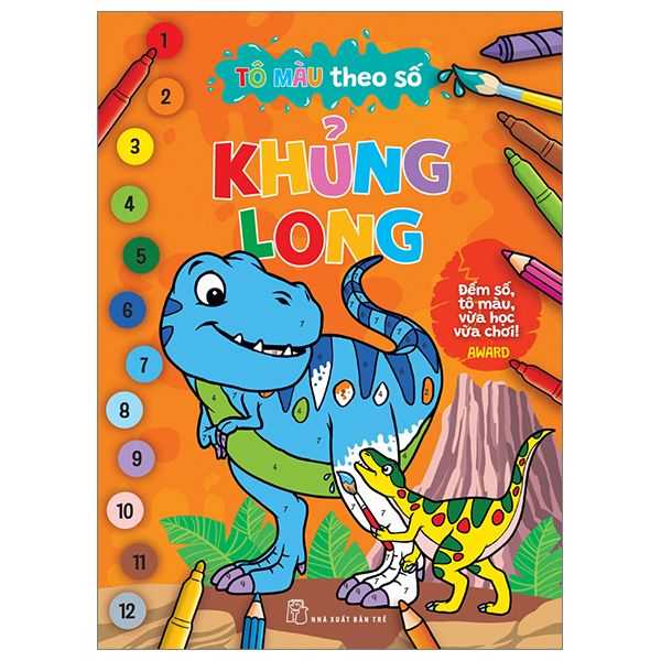  Tô Màu Theo Số - Khủng Long 