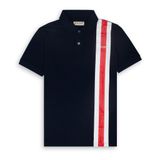 Áo Polo Smart Cotton Phối Sọc Đỏ - A023