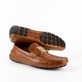 Giày Mọi Nam Da Bò Vân Caro - GM003