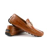 Giày Mọi Nam Da Bò Vân Caro - GM003