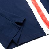 Áo Polo Smart Cotton Phối Sọc Đỏ - A023