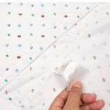 Áo Sơmi Tay Ngắn Trắng Họa Tiết Mini - SMN34