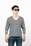 Áo Thun Tay Dài Sọc Ngang - ATD005