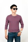 Áo Thun Tay Dài Sọc Ngang - ATD005
