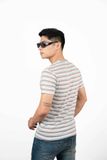 Áo Thun Cổ Tim Sọc Ngang - AT006