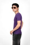 Áo Thun Tay Ngắn Trơn Cổ Viền Xám - AT016