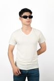 Áo Thun Trơn Cổ V - AT005
