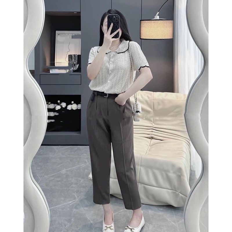 E20-Quần vải baggy tặng kèm đai