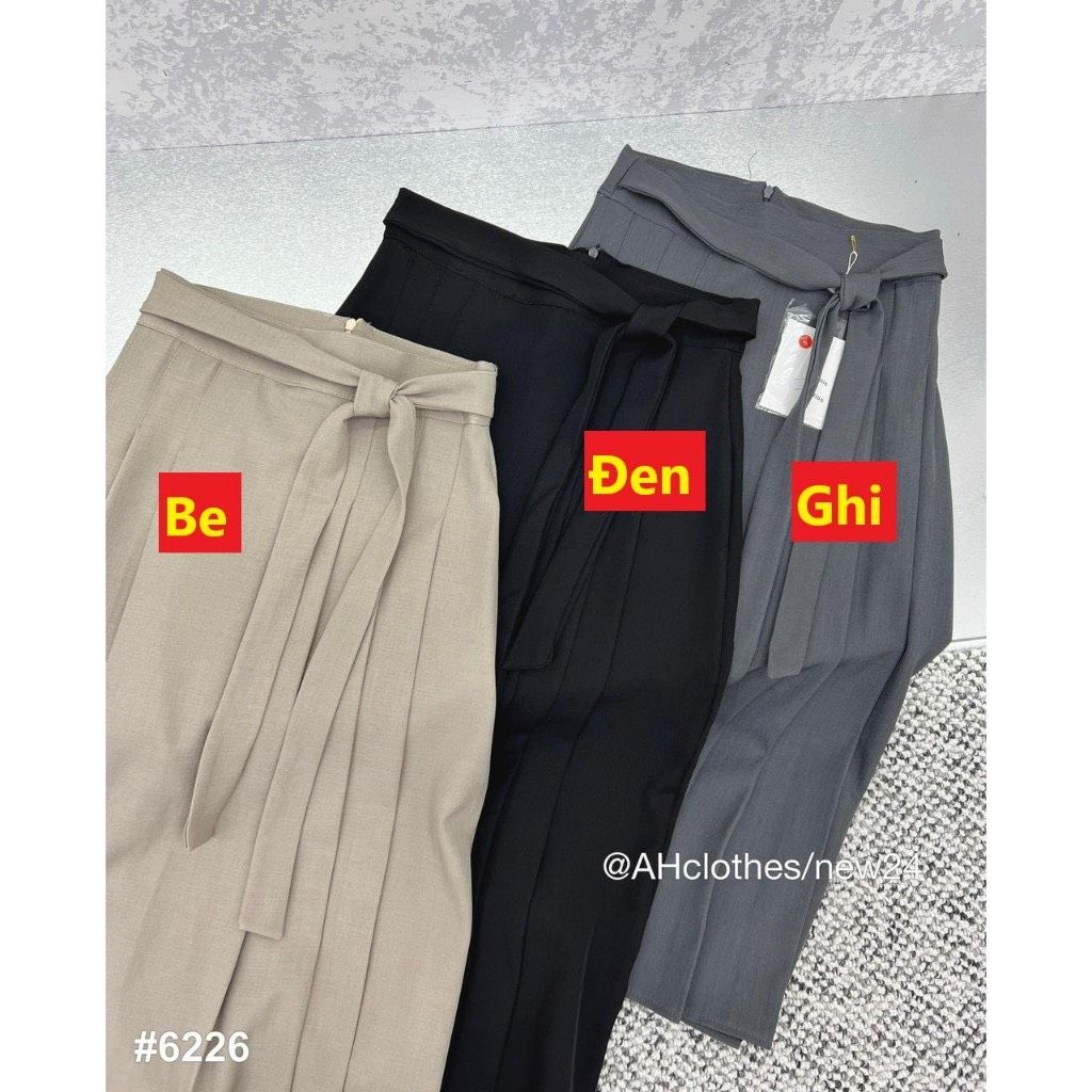 H14-Chân váy xếp ly buộc nơ