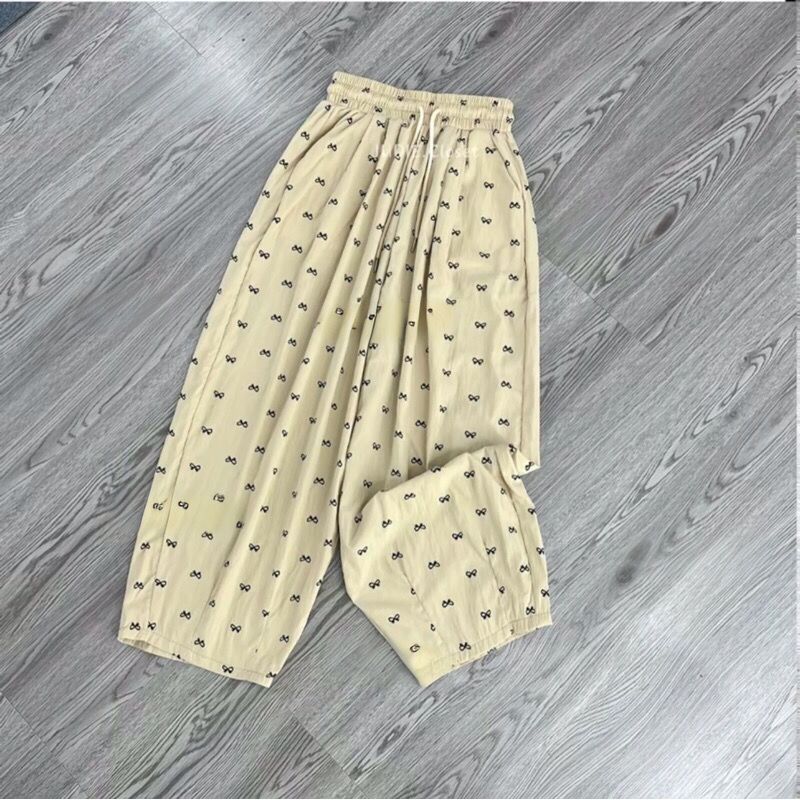 E10-Quần hoạ tiết nơ đũi 3 màu
