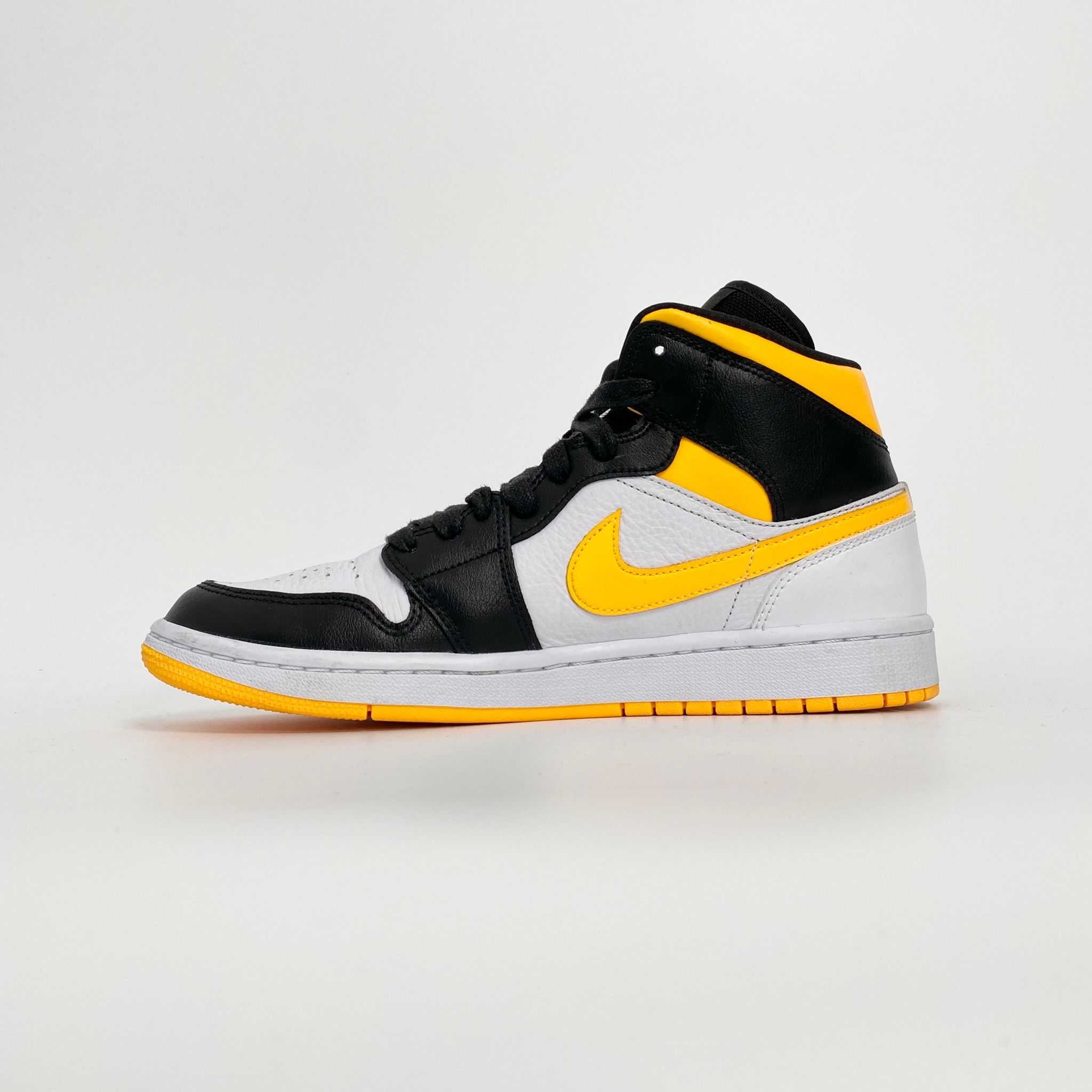 NIKE JORDAN 1 MID LASER ORANGE BLACK - CV5276-107